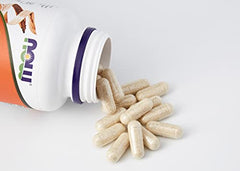 Front view of NOW Foods Super Enzymes 90 capsules bottle