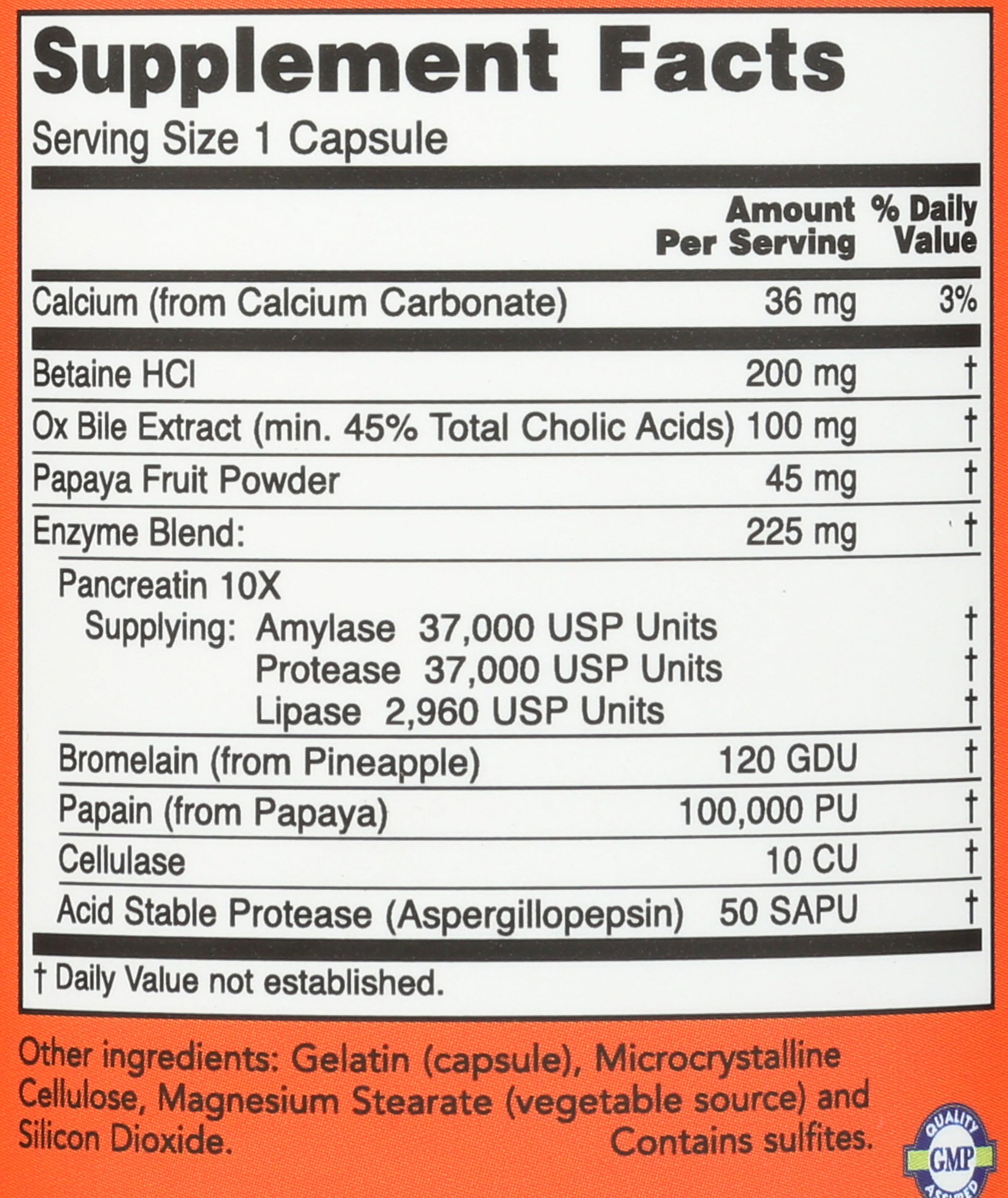 NOW Foods Super Enzymes packaging and bottle on white