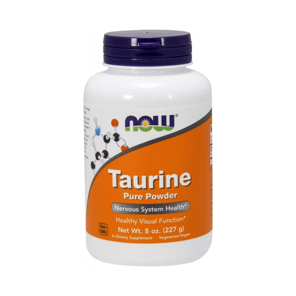Now Foods Taurine Nervous System Health 8 oz bottle