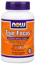 Now Foods True Focus bottle and packaging