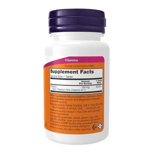 Vitamin B-1 (Thiamin) 100 mg tablets