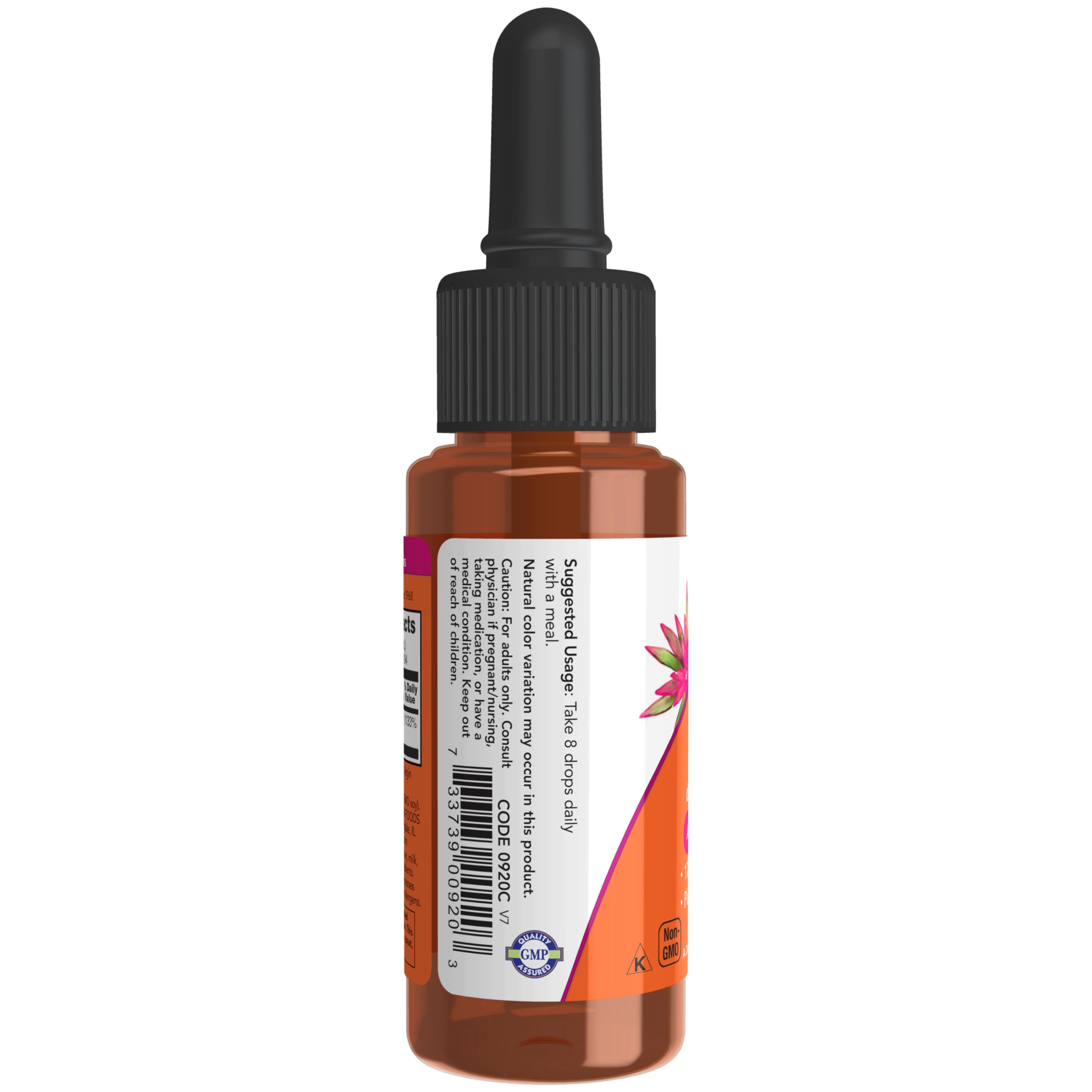 NOW Foods Vitamin E Oil ingredients and supplement facts