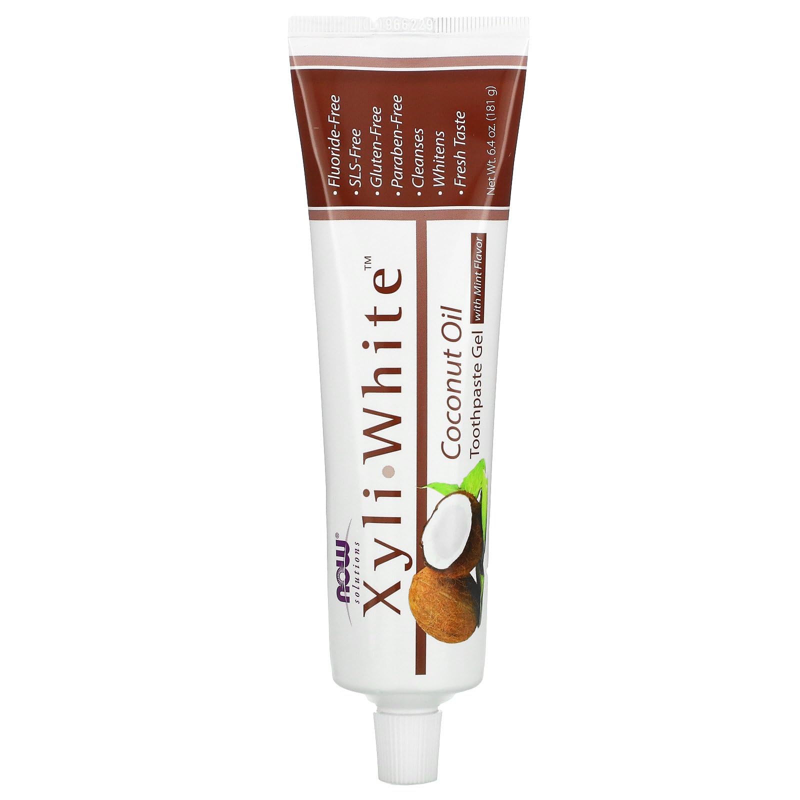 NOW Foods XyliWhite toothpaste packaging in USA