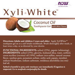 XyliWhite toothpaste gel tube display, 6.4-ounce