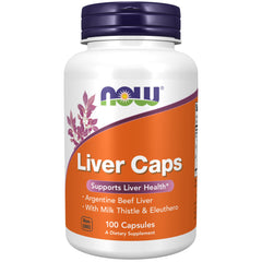 NOW Foods Liver Caps bottle front