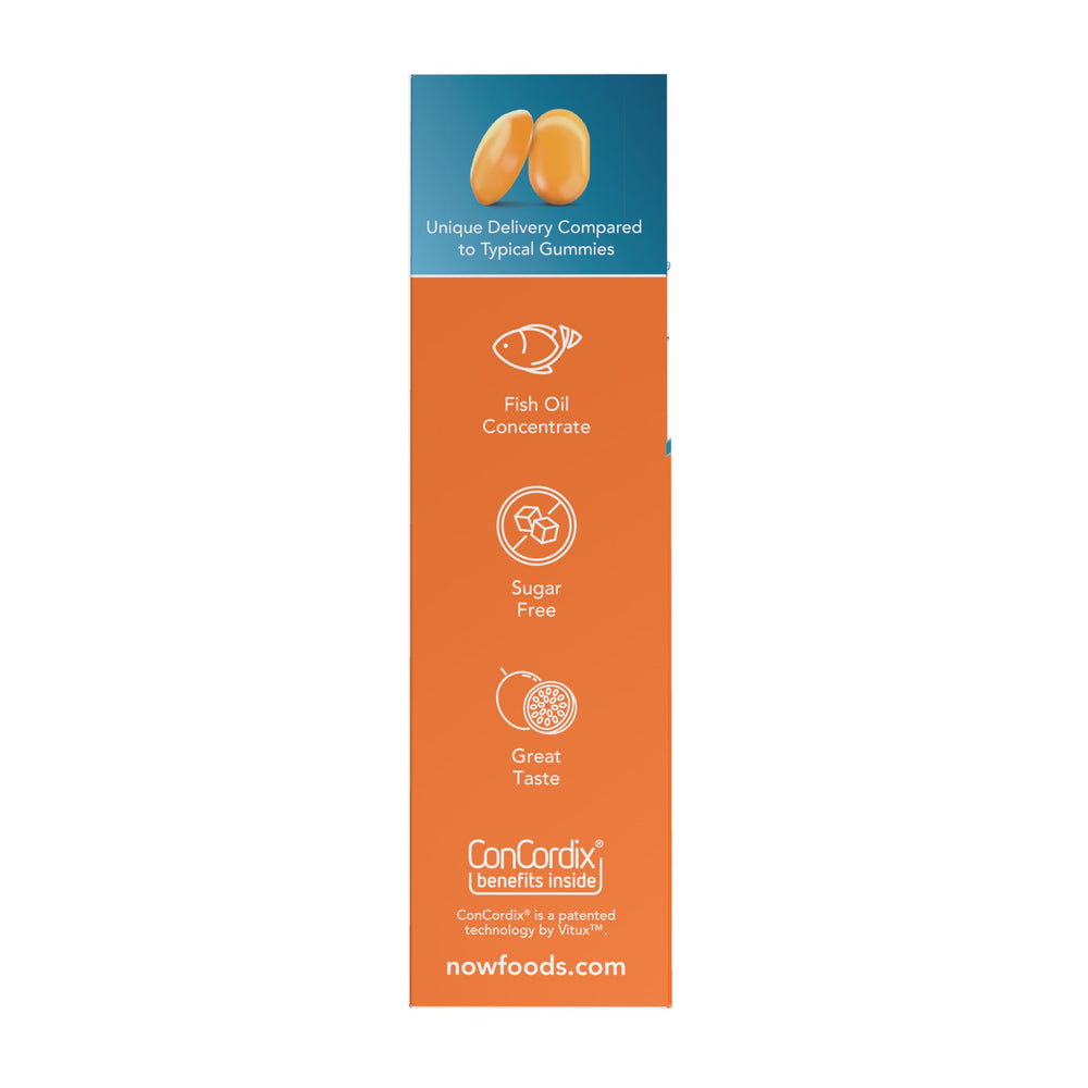 Sugar-free NOW Omega-3 gummy chew ingredients