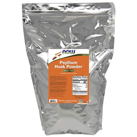 NOW Psyllium Husk Powder 12lb package photo