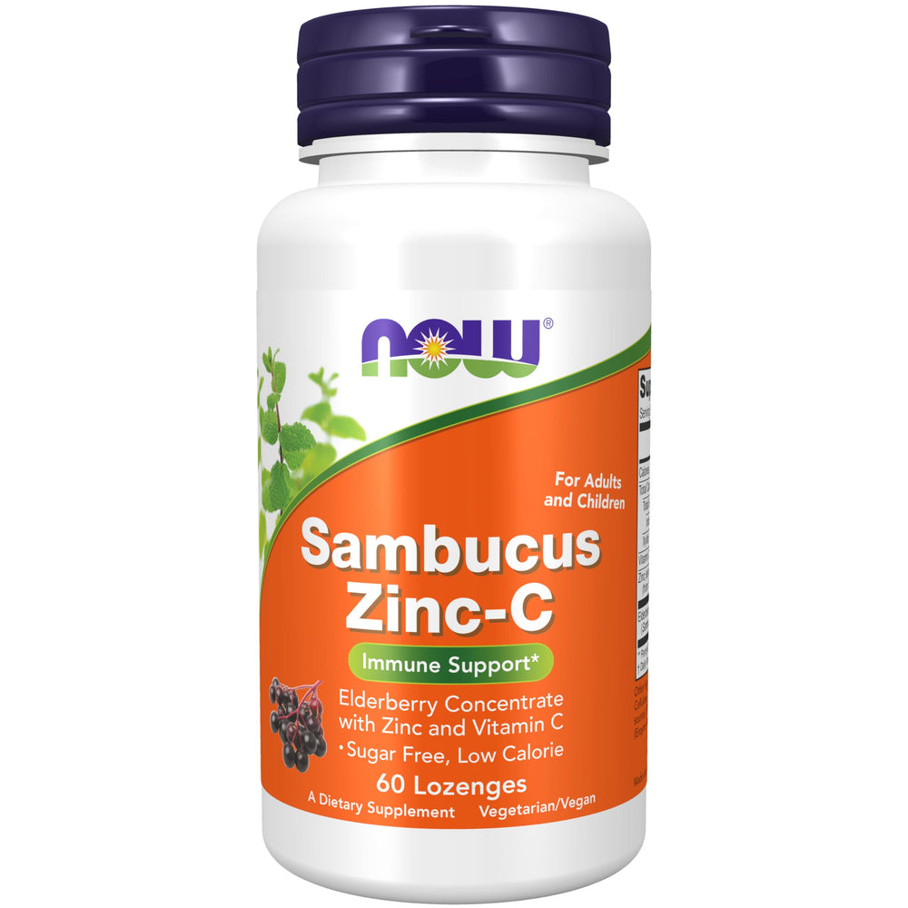 NOW Foods Sambucus Zinc-C Lozenges hero image