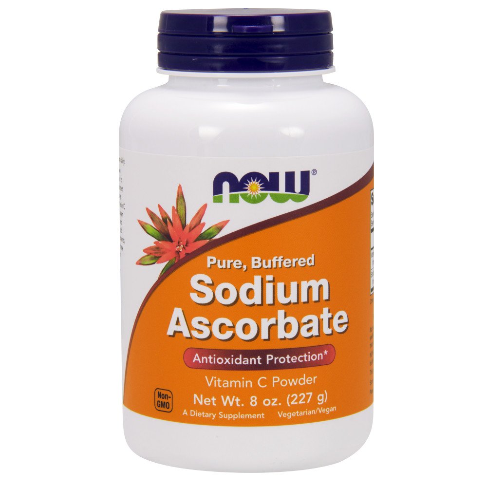 NOW Foods Sodium Ascorbate Powder 8 oz Bottle – Pack of 2
