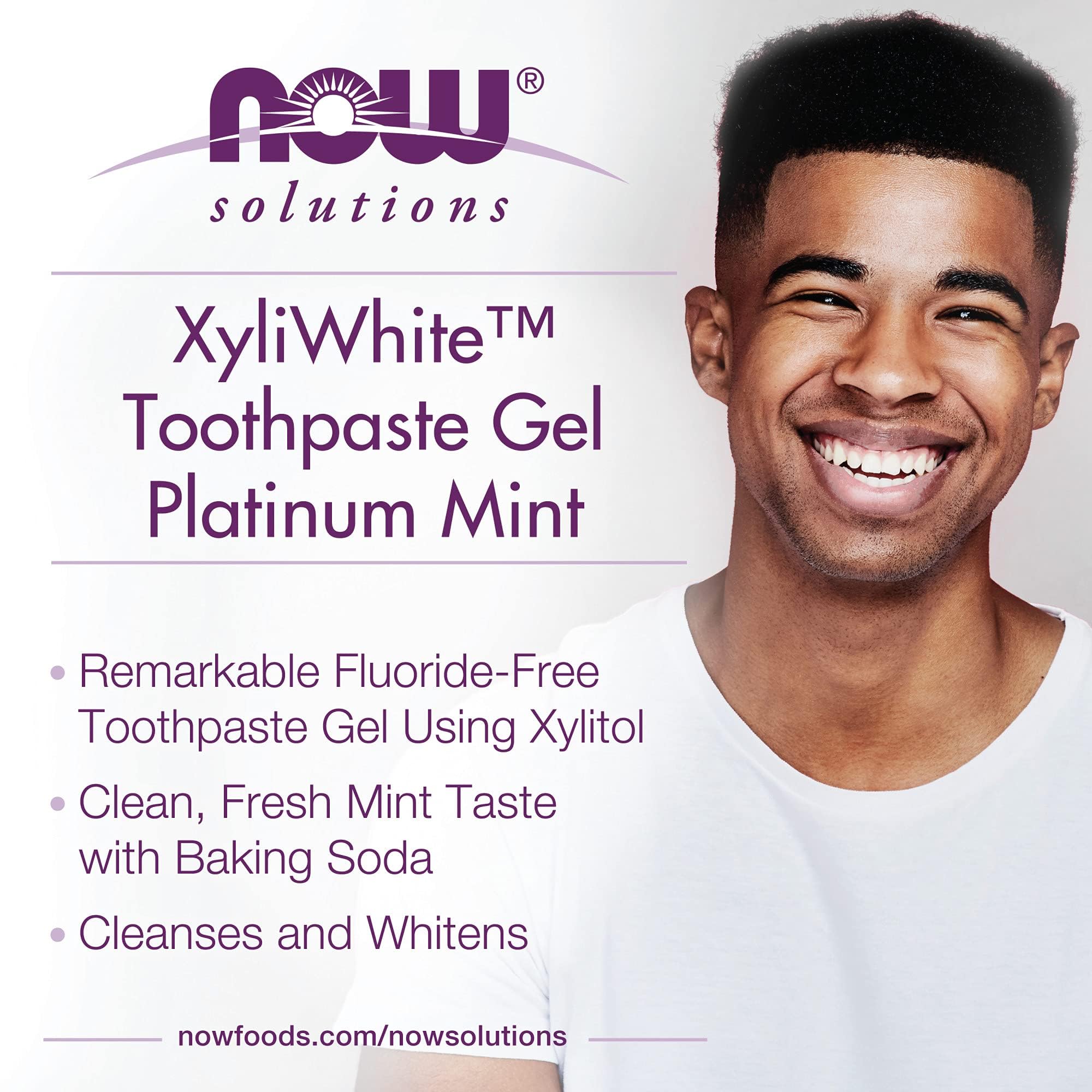 SLS-free XyliWhite formula for gentle brushing