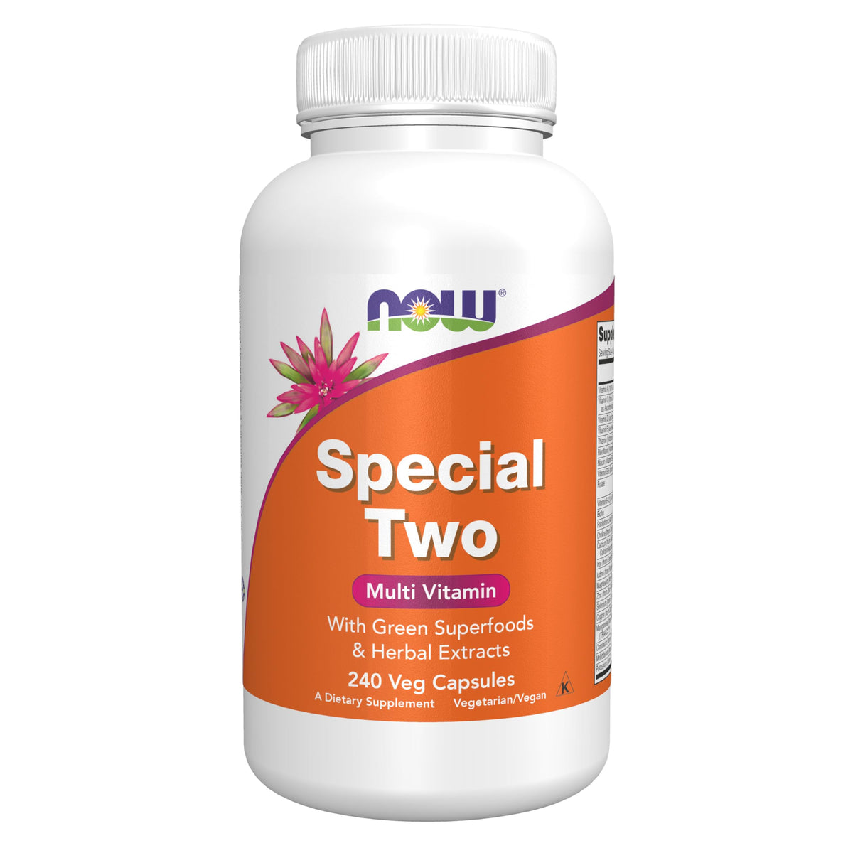 NOW Special Two bottle with green superfoods and herbal extracts