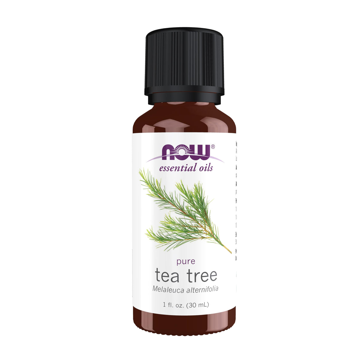 NOW Foods Tea Tree Oil 1 oz bottle front view