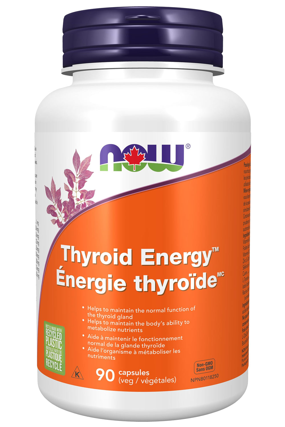 NOW Foods Thyroid Energy bottle and capsules