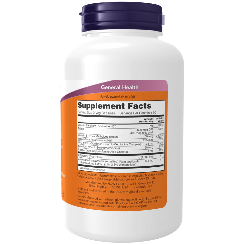 NOW Thyroid Energy ingredients