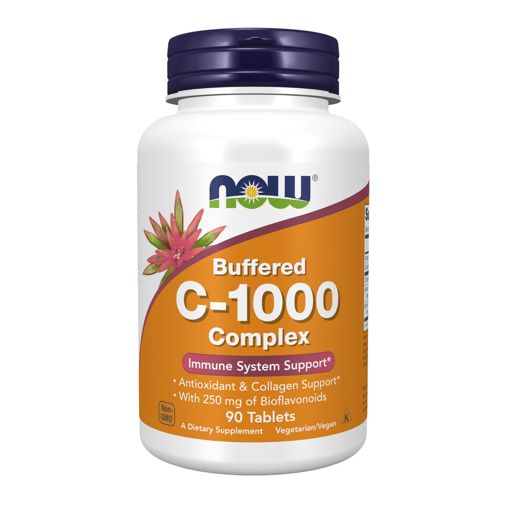NOW Vitamin C-1000 Complex bottle with bioflavonoids label