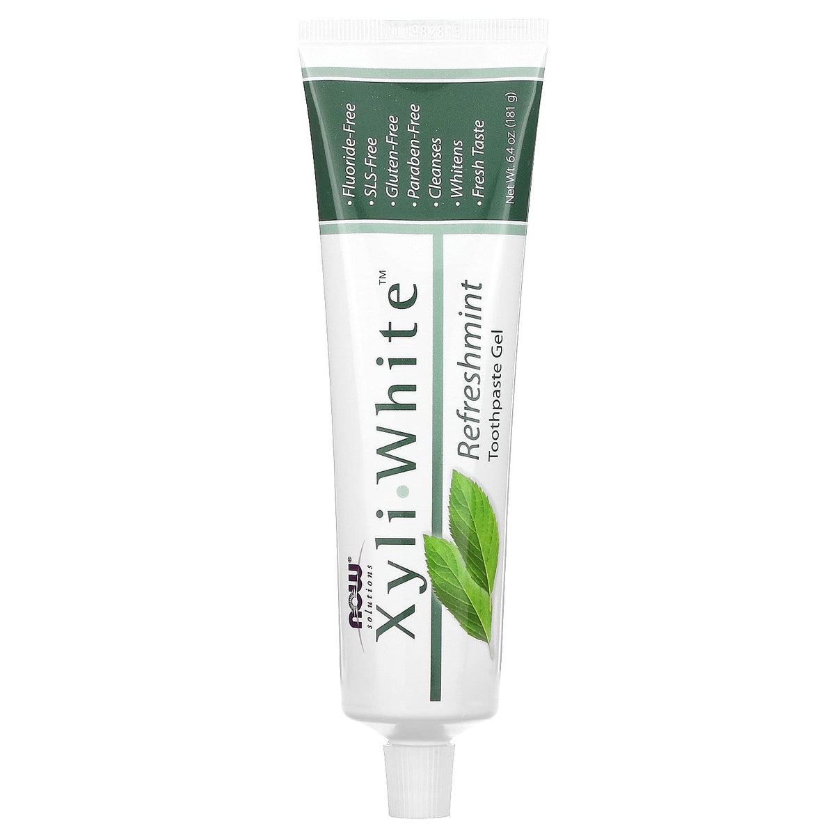 NOW Xyliwhite Refreshmint toothpaste 6.4 oz - Pack of 4 - Front view