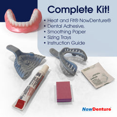 At-home heating and customization process for NowDenture