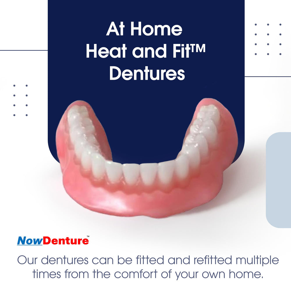 Sizing trays included in NowDenture kit