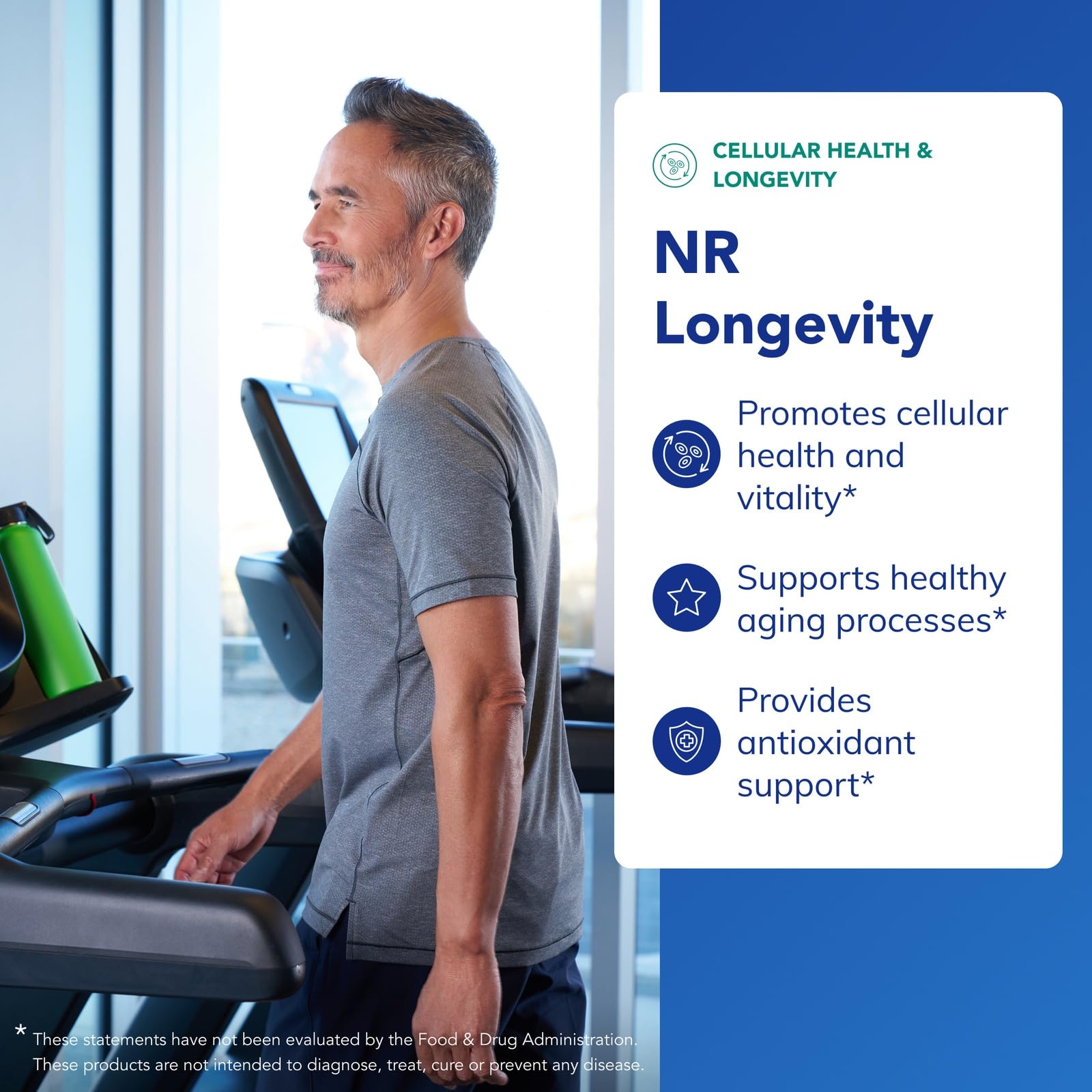 Trans-resveratrol antioxidant in NR Longevity