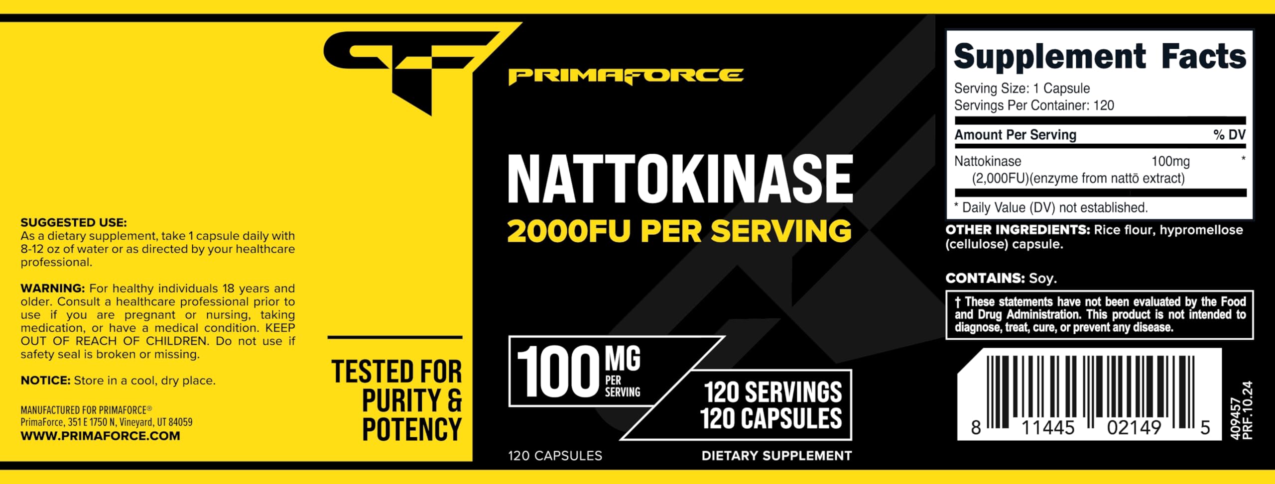 Facility certified by NSF, GMP, and FDA
