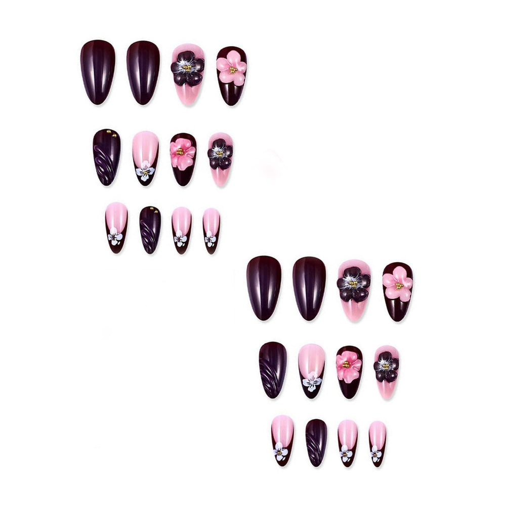 NSSHEL easy-apply press-on nails kit for versatile occasions.