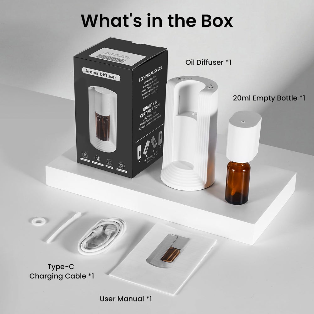 Nsyee waterless diffuser three mist levels providing customizable ambiance