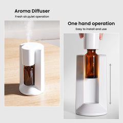 Nsyee waterless diffuser compact size on a shelf for portable scent