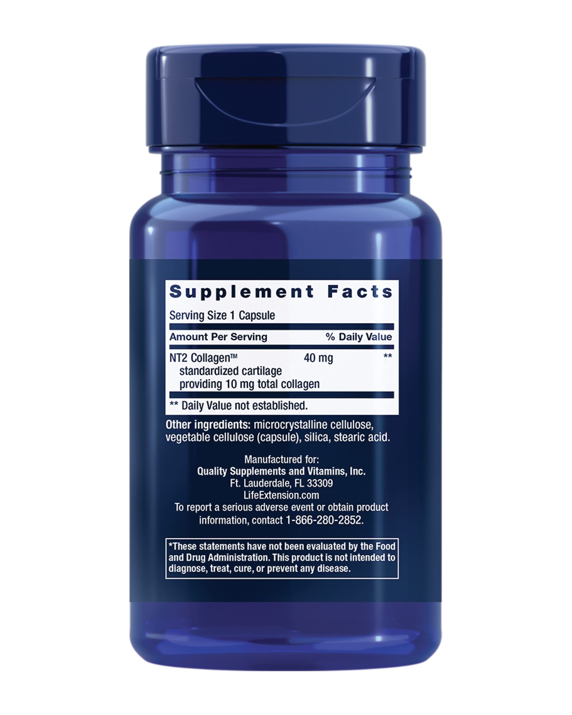 Recommended daily dose for NT2 Collagen