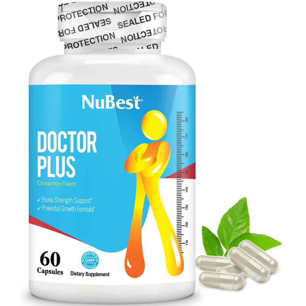 Front view of NuBest Doctor Plus 60 capsule bottle