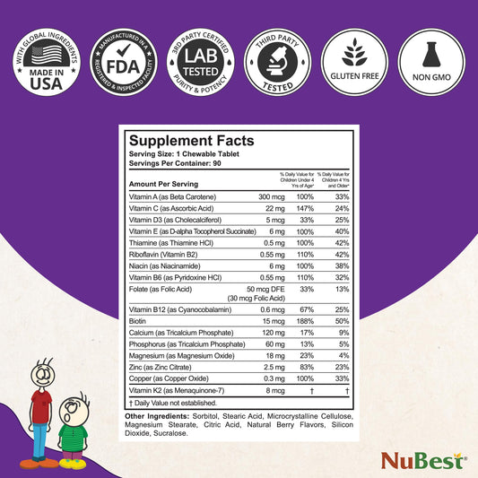 Growth and health support concept for kids with NuBest Tall Kids