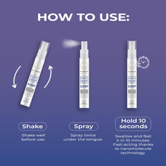Close-up of Nu Bloom Sleep Spray label