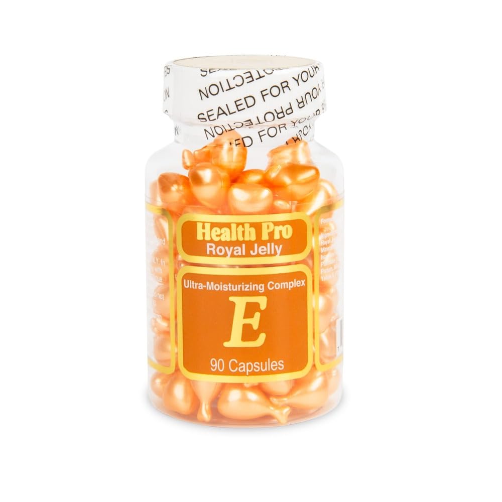 Front packaging of Nu Health Royal Jelly Moisture Complex Vitamin E Oil Capsule – 90 capsules