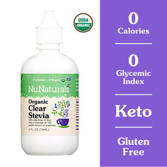 NuNaturals 4 oz bottle with label
