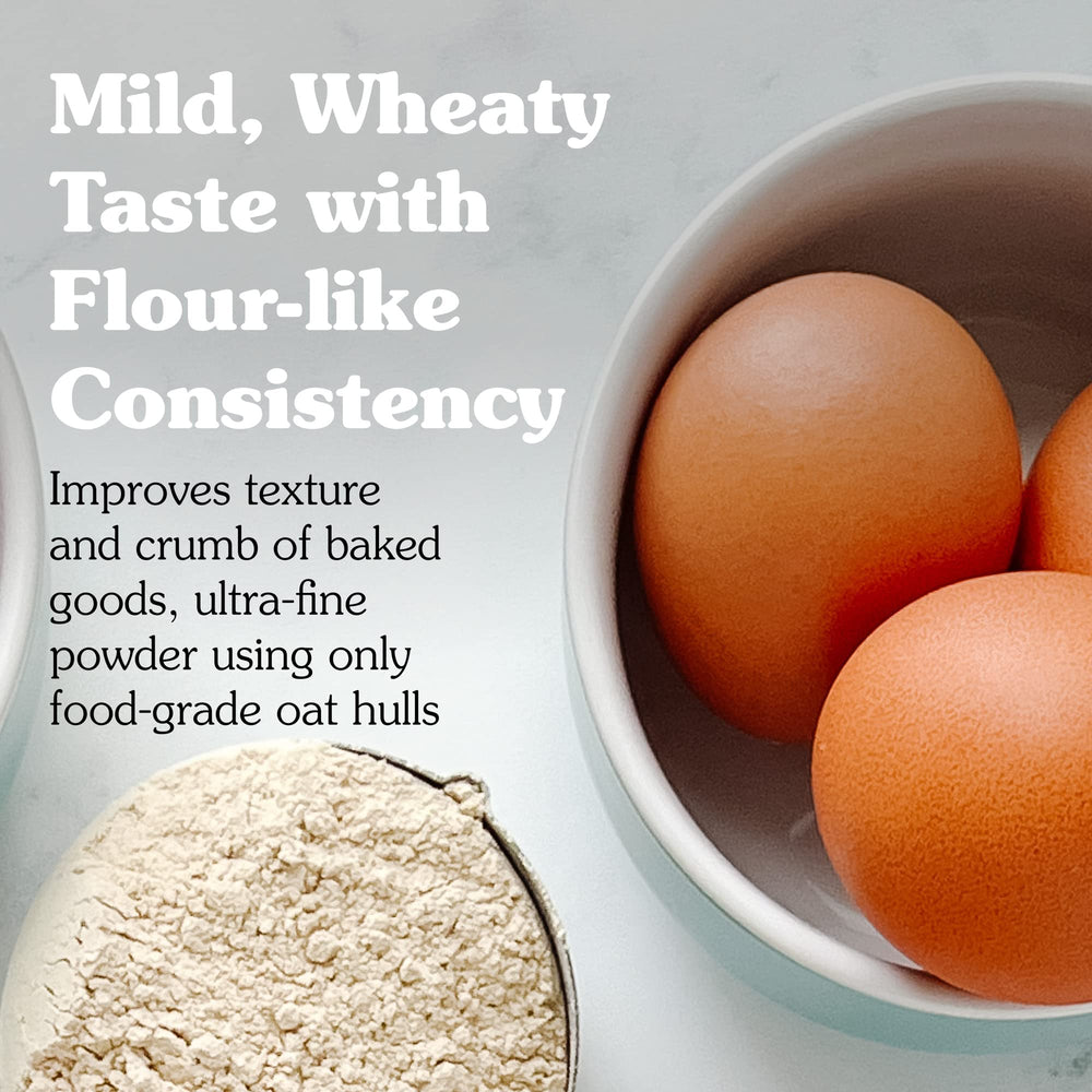 Baking with oat fiber powder in low-carb recipes