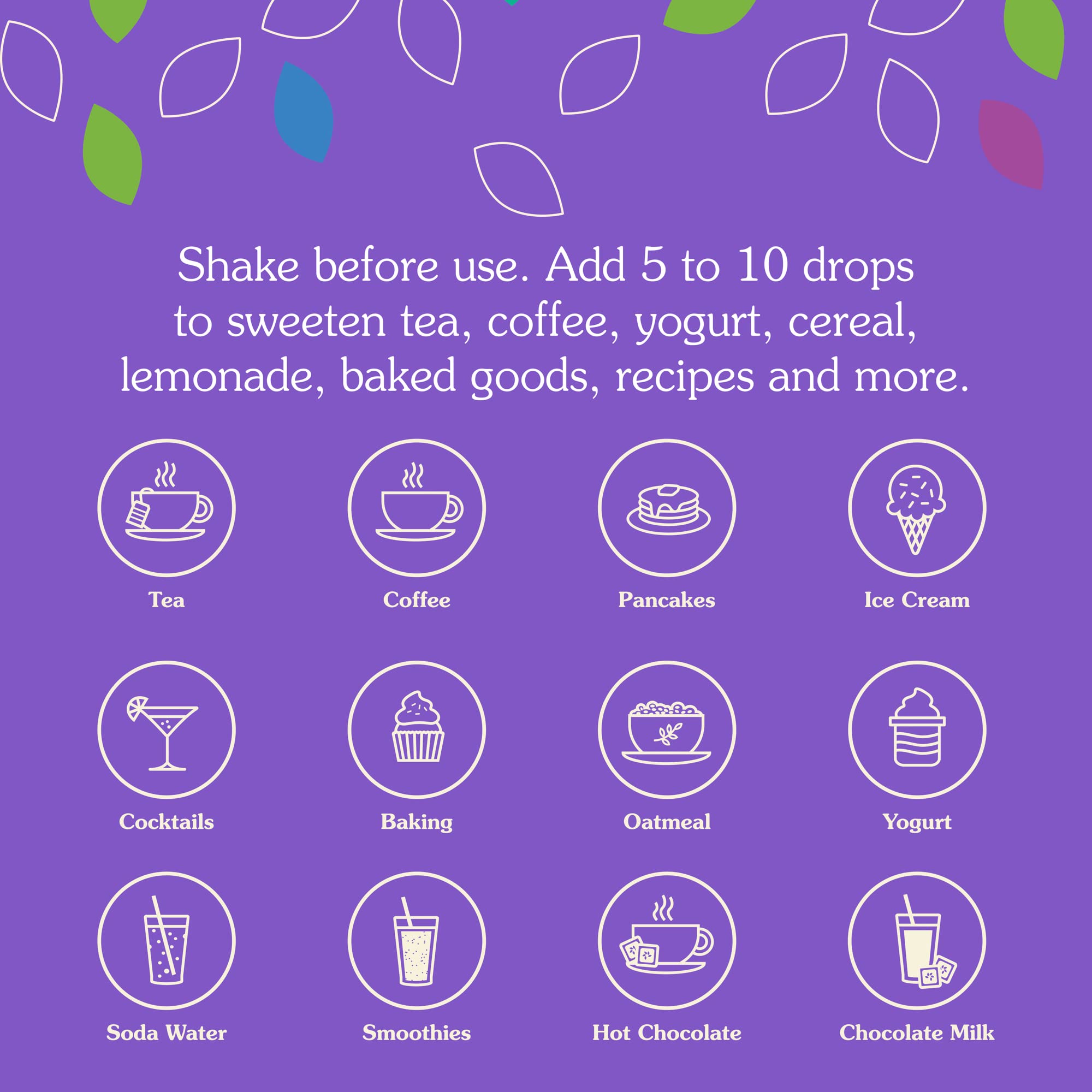Sugar-free, calorie-free, carbohydrate-free formula