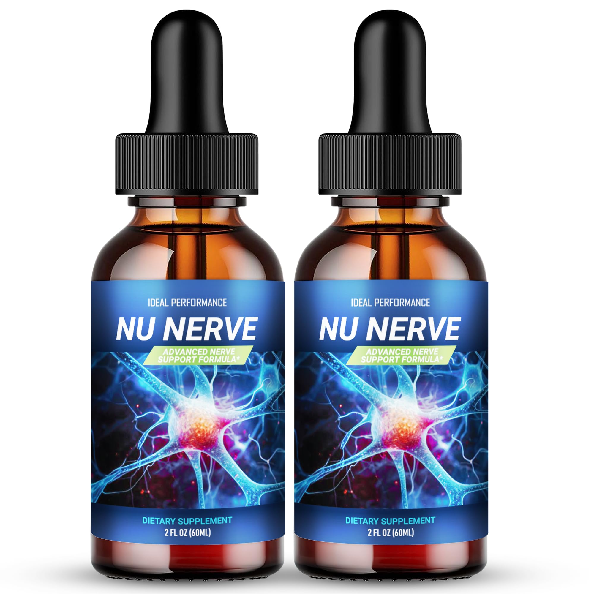 Nu Nerve Drops bottle and label