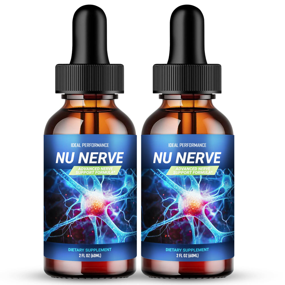 Nu Nerve Drops bottle and label