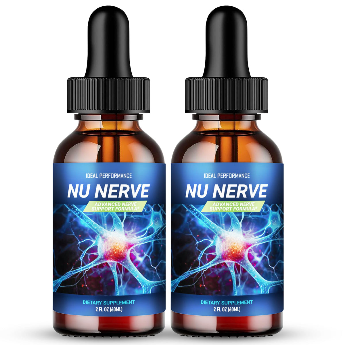 Nu Nerve Drops bottle and label