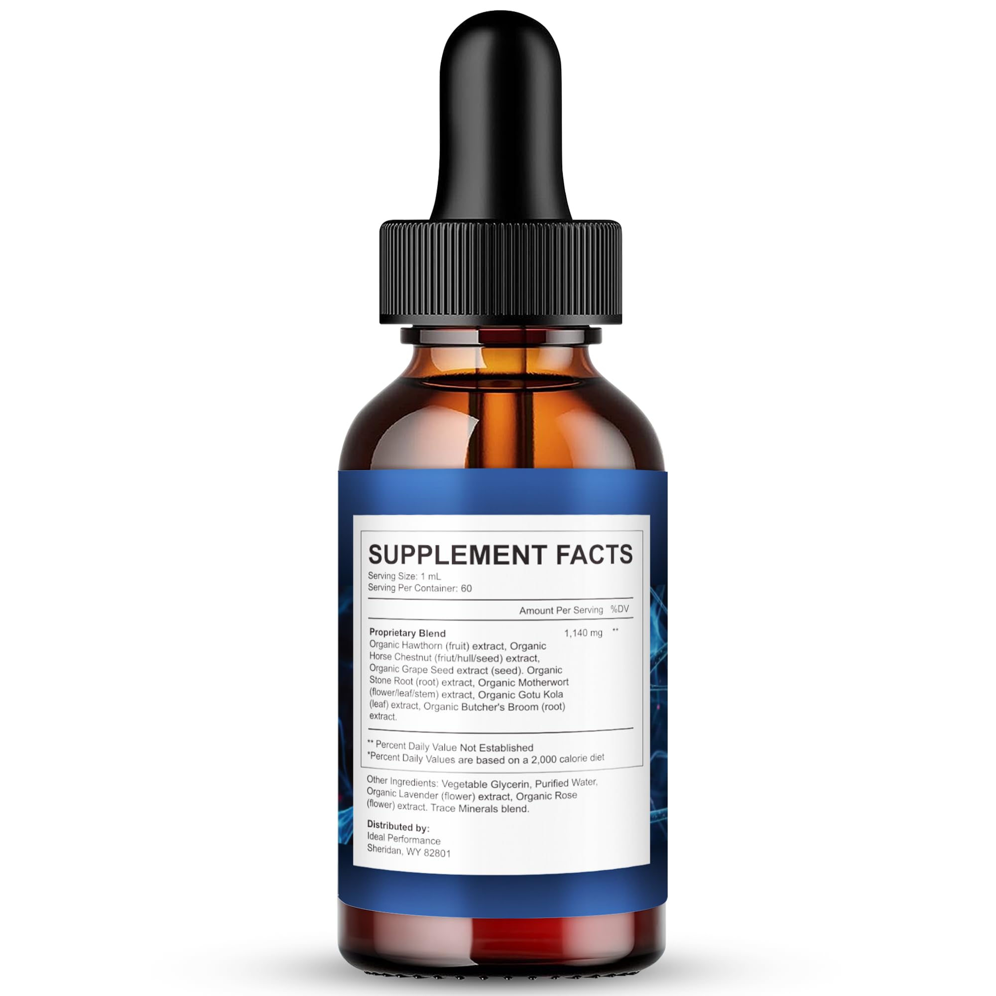 NuNerve Liquid Drops bottle close-up