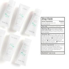 Vanilla mint flavor label on AP 24 toothpaste tube