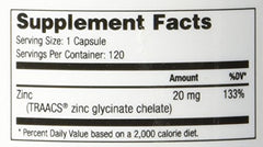 120 vegetable capsules bottle side view