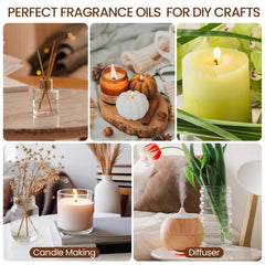 Diffuser-ready aromatherapy essential oils kit for DIY projects