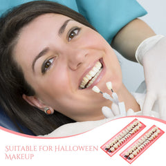 Resin fake teeth in natural A2 color