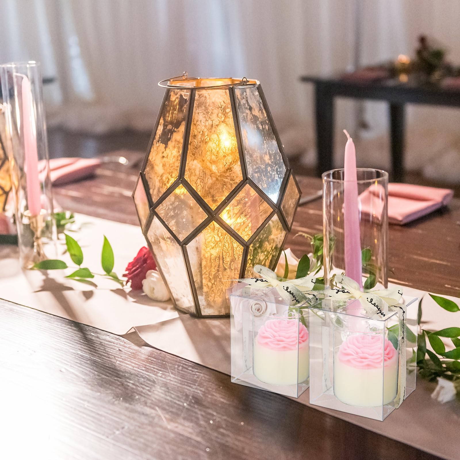 Nuanchu lavender notes capture soothing scent in a floral candle.