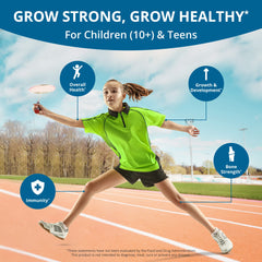 NuBest Grow Power shown for teens and kids supporting healthy growth.