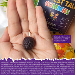 Berry-flavored NuBest Tall Gummies make after-school snacking healthier.