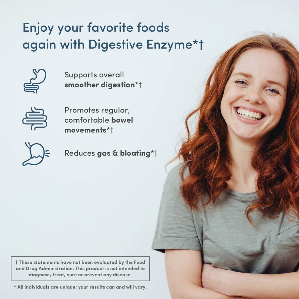 Lifestyle image showing health benefits of Nucific Digestive Enzyme Supplement