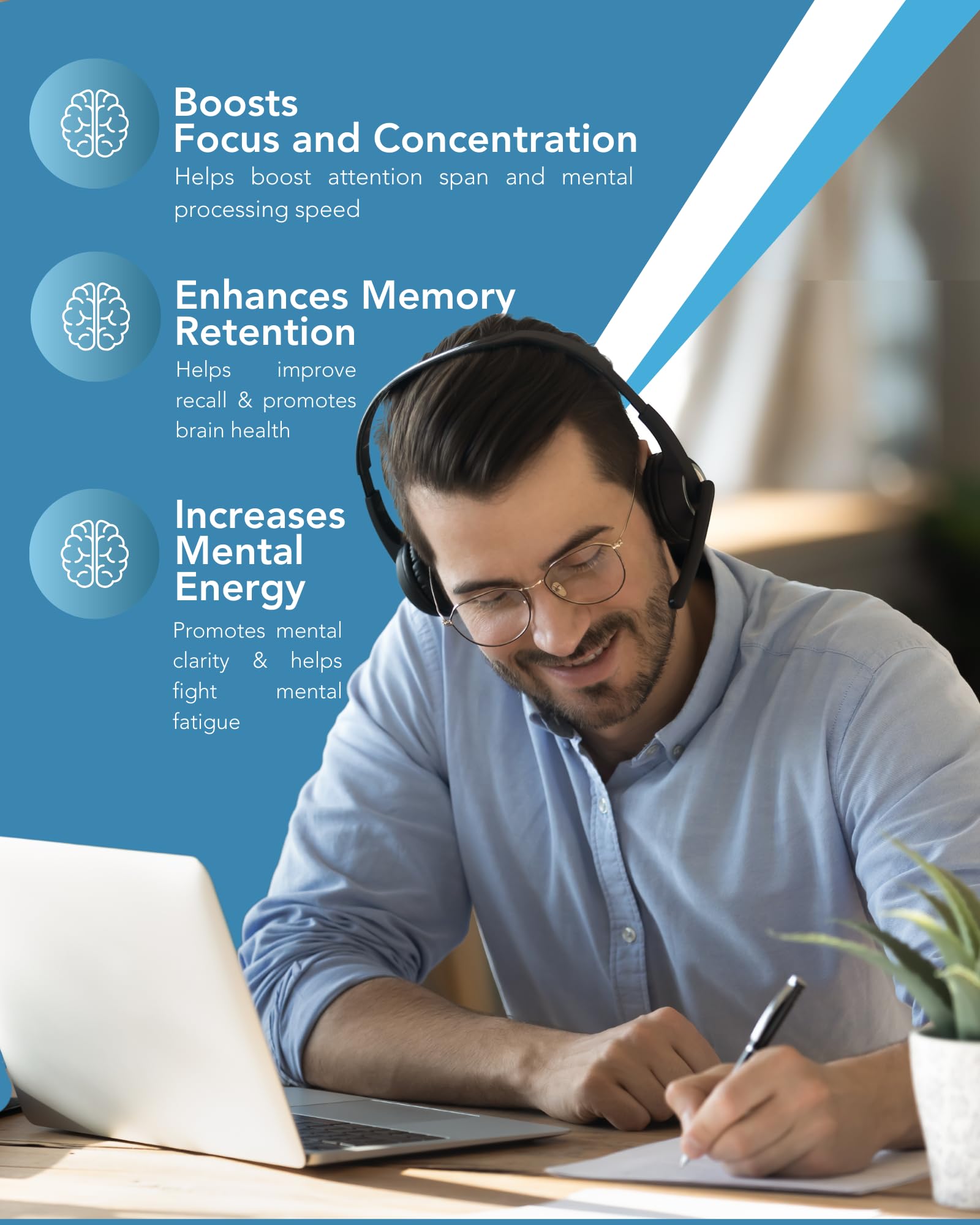 NuClarity capsules representing caffeine free mental energy