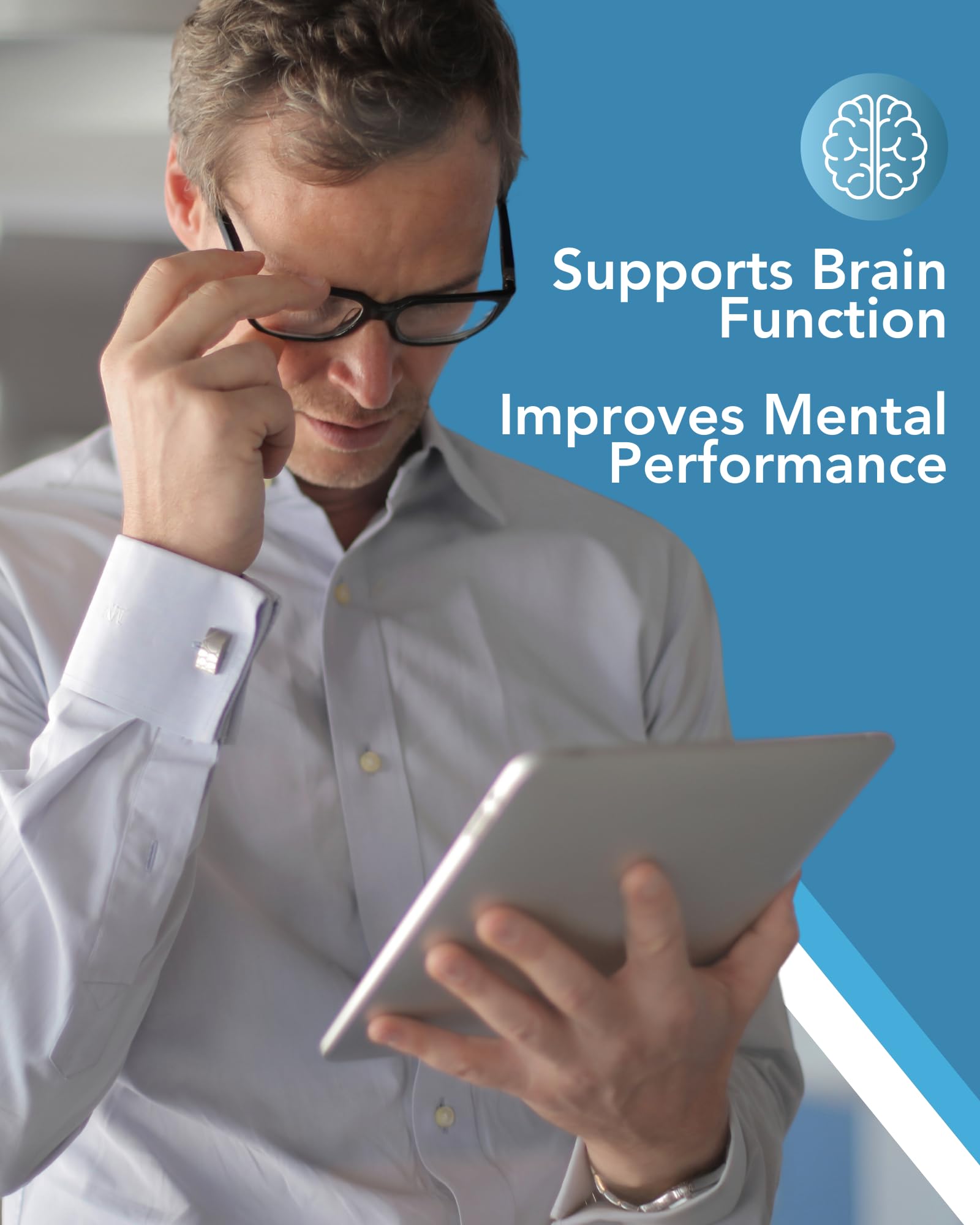 Graphic showing NuClarity ingredients with seven cognitive support components