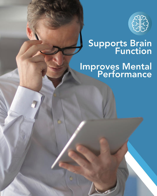 Graphic showing NuClarity ingredients with seven cognitive support components